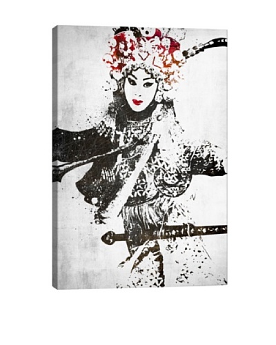 Traditional Warrior by DarkLord Giclée Canvas Print