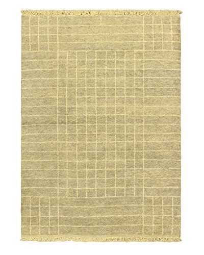 Hand-Knotted Marrakech Rug, Gray, 4' 7 x 6' 7