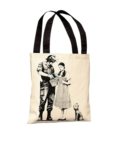 Banksy Dorothy and the Police Tote Bag