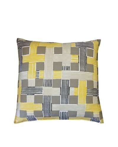 On The Move Throw Pillow, Yellow