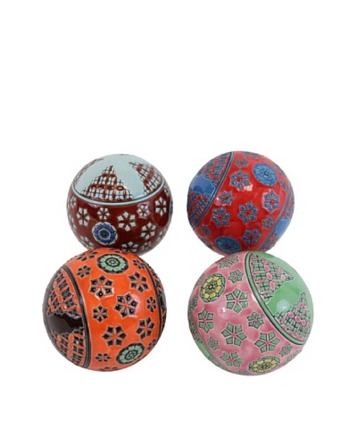 Set of 4 Decorative Filler Balls, AssortedAs You See