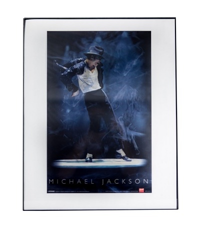 Michael Jackson 3-D Hologram Framed Poster
