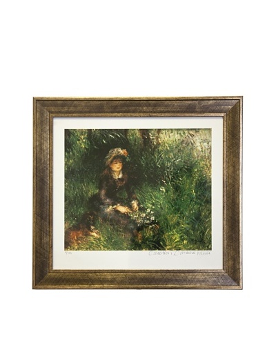 Pierre-Auguste Renoir Aline Charigot with a Dog Limited Edition Giclée