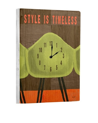 Style Is Timeless Reclaimed Wood Clock
