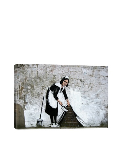 Banksy Maid in London Canvas Print