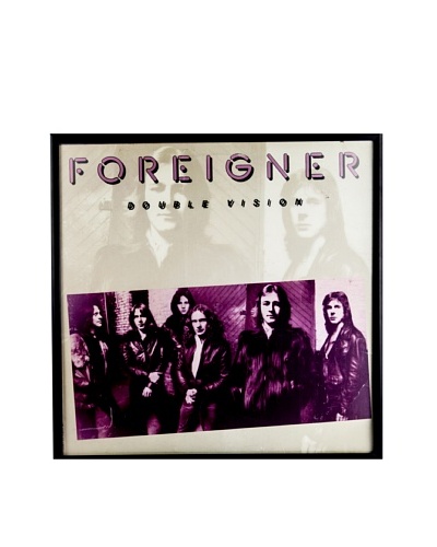Foreigner: Double Vision Red Framed Album Cover