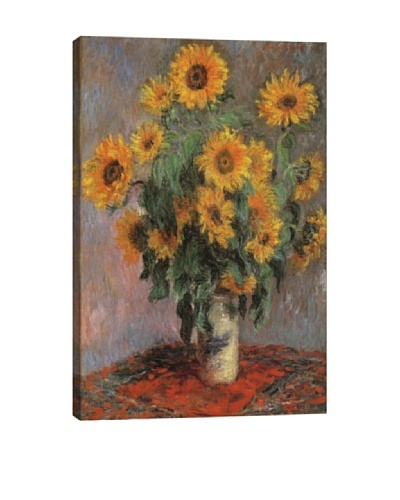 Claude Monet's Sunflowers (1889) Giclée Canvas Print