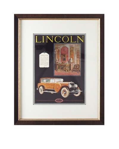 Original French Lincoln Advertisement, 1926As You See