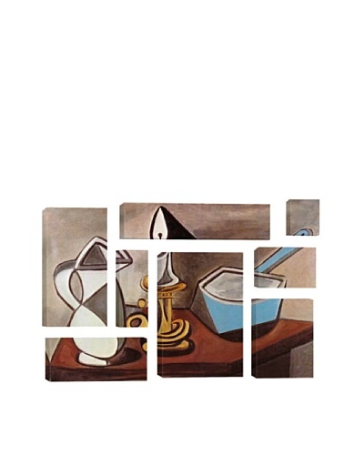 Pablo Picasso Pitcher, Candle and Casserole 8-Piece Giclée Canvas Print