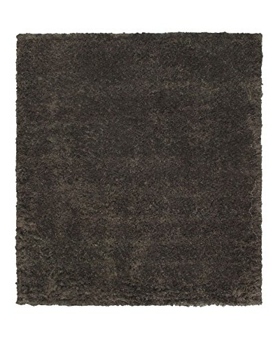 Hand-Knotted Casablanca Retro Shag, Black/Brown/Gray, 8' 2 x 9' 10