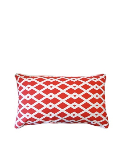 Moderna Throw Pillow, Red