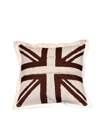 Vintage Arrows Pillow, Cream/Brown, 18X18