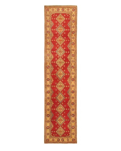 Hand-knotted Uzbek Transitional Runner Wool Rug, Beige, 2' 9 x 12' 2 Runner