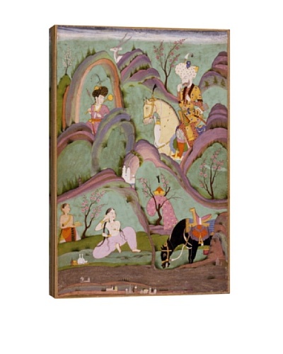 Khusraw Beholding Shirin Bathing Giclée Canvas Print