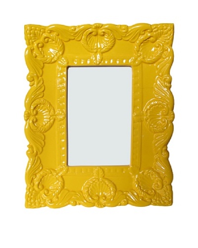 Ornate Photo Frame, Yellow