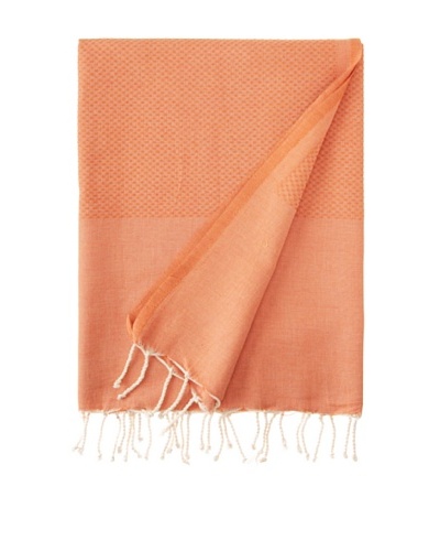 Honeycomb Fouta Towel, Orange, 39 x 79