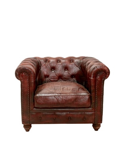 Chesterfield Club Chair, French Roast, Brown