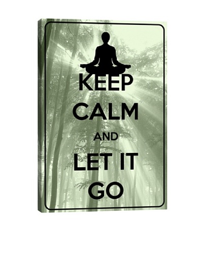 Keep Calm and Let It Go Giclée Canvas Print