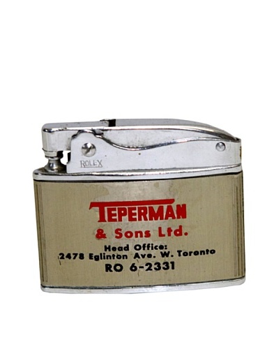 Vintage Circa 1950's Teperman & Sons Ltd. Demolition Contractor Advertisement Lighter