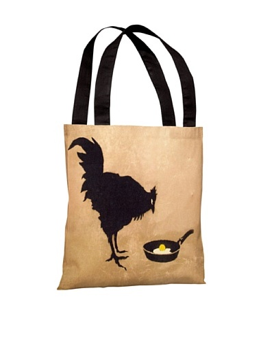 Banksy Chicken and the Egg Tote Bag