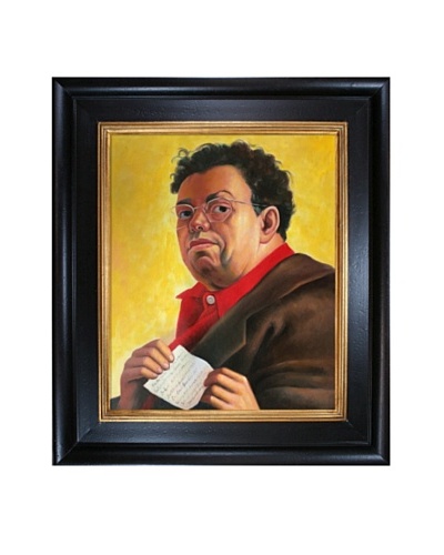 Diego Rivera's Self Portrait Dedicated to Irene Rich Framed Reproduction Oil Painting
