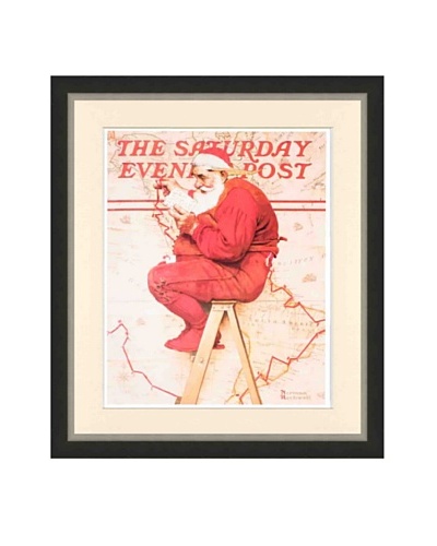 Norman Rockwell, Santa at the Map