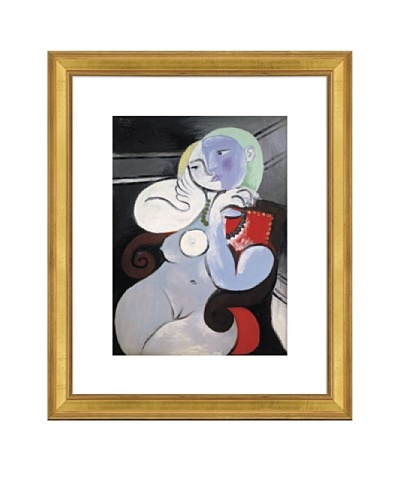 Pablo Picasso Nude Woman in a Red Armchair, 1932 Framed Art