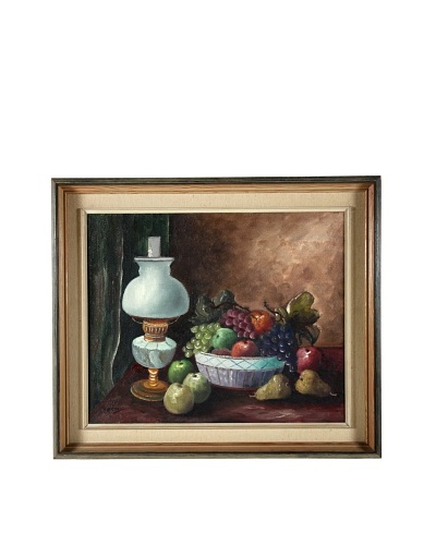 Fruit Bowl Still Life, 1951 Framed Artwork