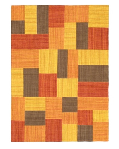 Mosaico Casual Kilim, Gold/Orange, 4' 7 x 6' 7