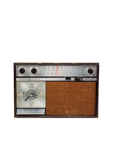 Vintage General Electric Radio, Brown