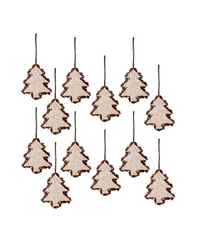 Set of 12 Birch Tree Ornaments