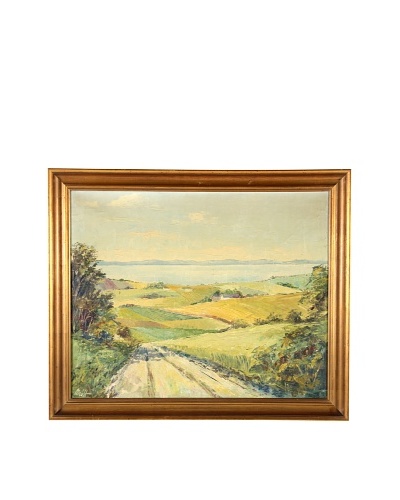 Normandy Landscape Framed Artwork
