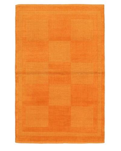 Hand-Knotted Luribaft Gabbeh Modern Rug, Camel, 3' 11 x 6' 2