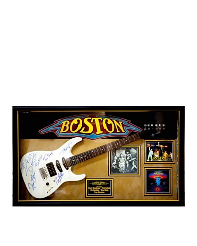 Boston Signed Squier Electric Guitar, Signed