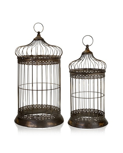 Set of 2 Byzantine Dome Bird Cages