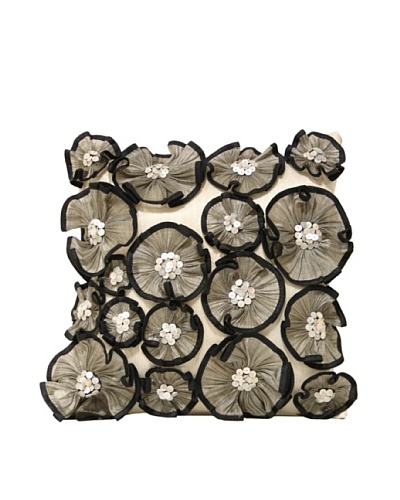 Ruffled Flowers Pillow