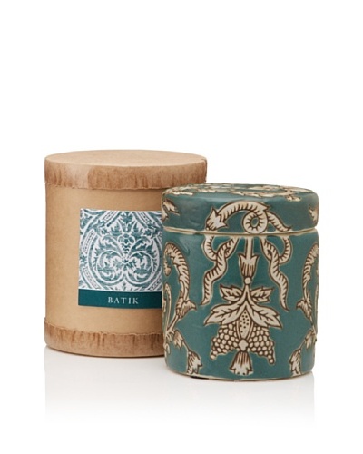 Scented Candle Jar in Gift Box, Batik, 10-Oz.