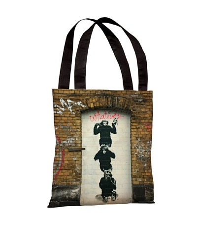 Banksy Monkey Business Tote Bag