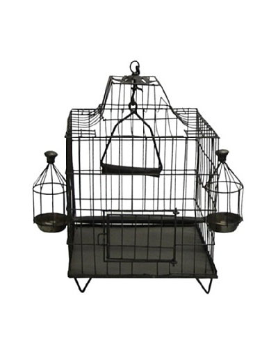 Square Shaped Iron Bird Cage