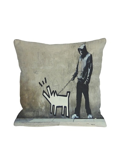 Banksy Choose Your Weapon Pillow