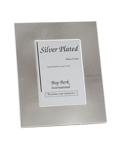 Silver-Plated Picture Frame with Easel Back, 5x7