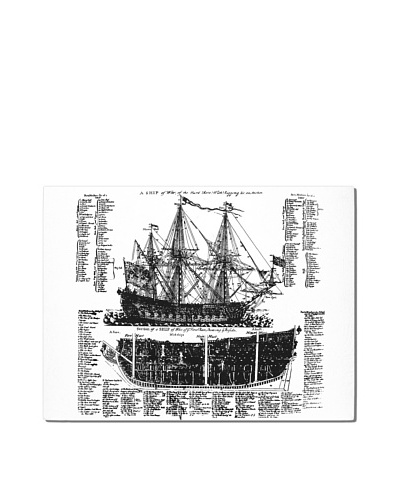 Ship Diagram, 18 x 24