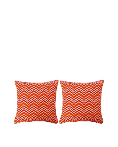Ripple Effect Set of 2 Corded 17 Pillows
