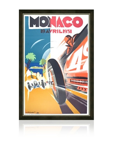 Reproduction 1931 Monaco Grand Prix Framed Print