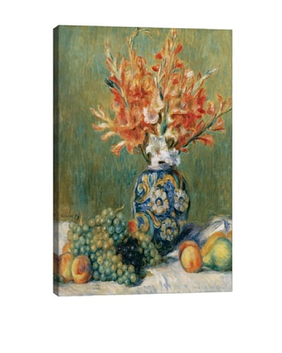 Pierre-Auguste Renoir's Nature Morte, Fleurs Et Fruits (1889) Giclée Canvas Print