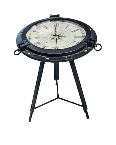 Iron Clock Table