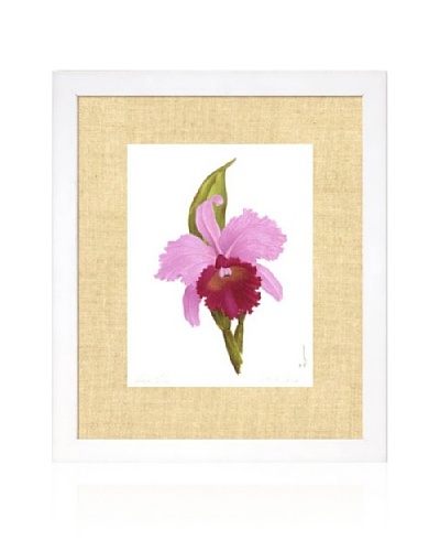 Orchid I, White/Bamboo
