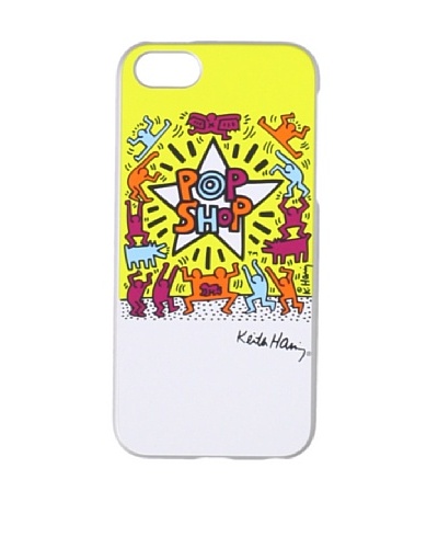 Keith Haring Collection Bezel Case for iPhone 5 with Earphones POP SHOP/Yellow