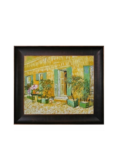 Vincent Van Gogh Exterior of a Restaurant at Asnieres Framed Oil Painting