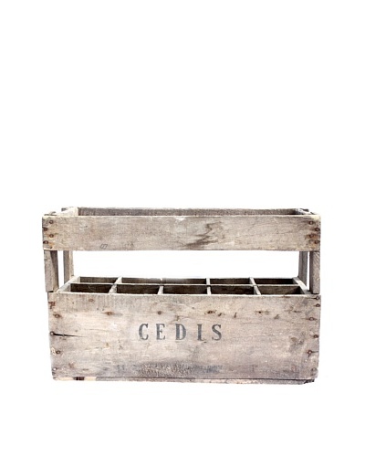 Vintage Wine Crate Cedis